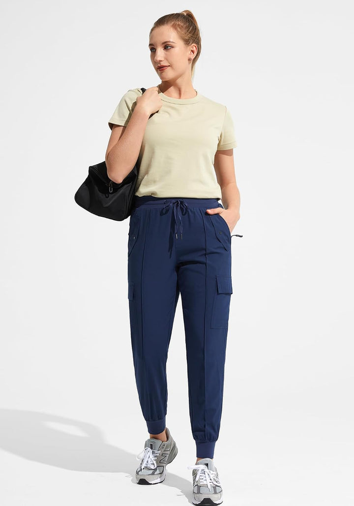 MOCOLY Damen Leichte Wanderhose Outdoor Trekkinghose Atmungsaktive Cargo Hose Kletterhose Outdoorhos