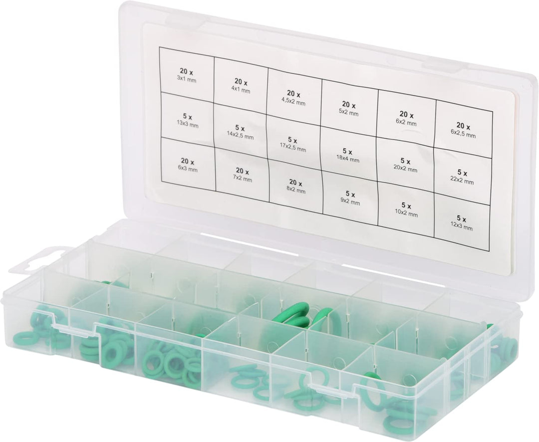 KS Tools 970.0260 Sortiment O-Ringe, HNBR, Innen Ø 3-22mm, 225-tlg.