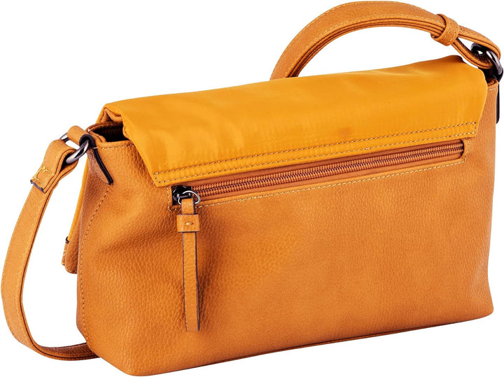 Denim TOM TAILOR CALA Damen Umhängetasche M, 26x7.5x16.5 Mango, Mango