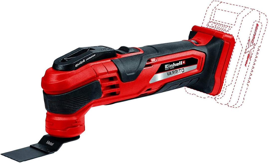 Einhell Akku-Multifunktionswerkzeug VARRITO Power X-Change + Einhell Koffer E-Box M55/40