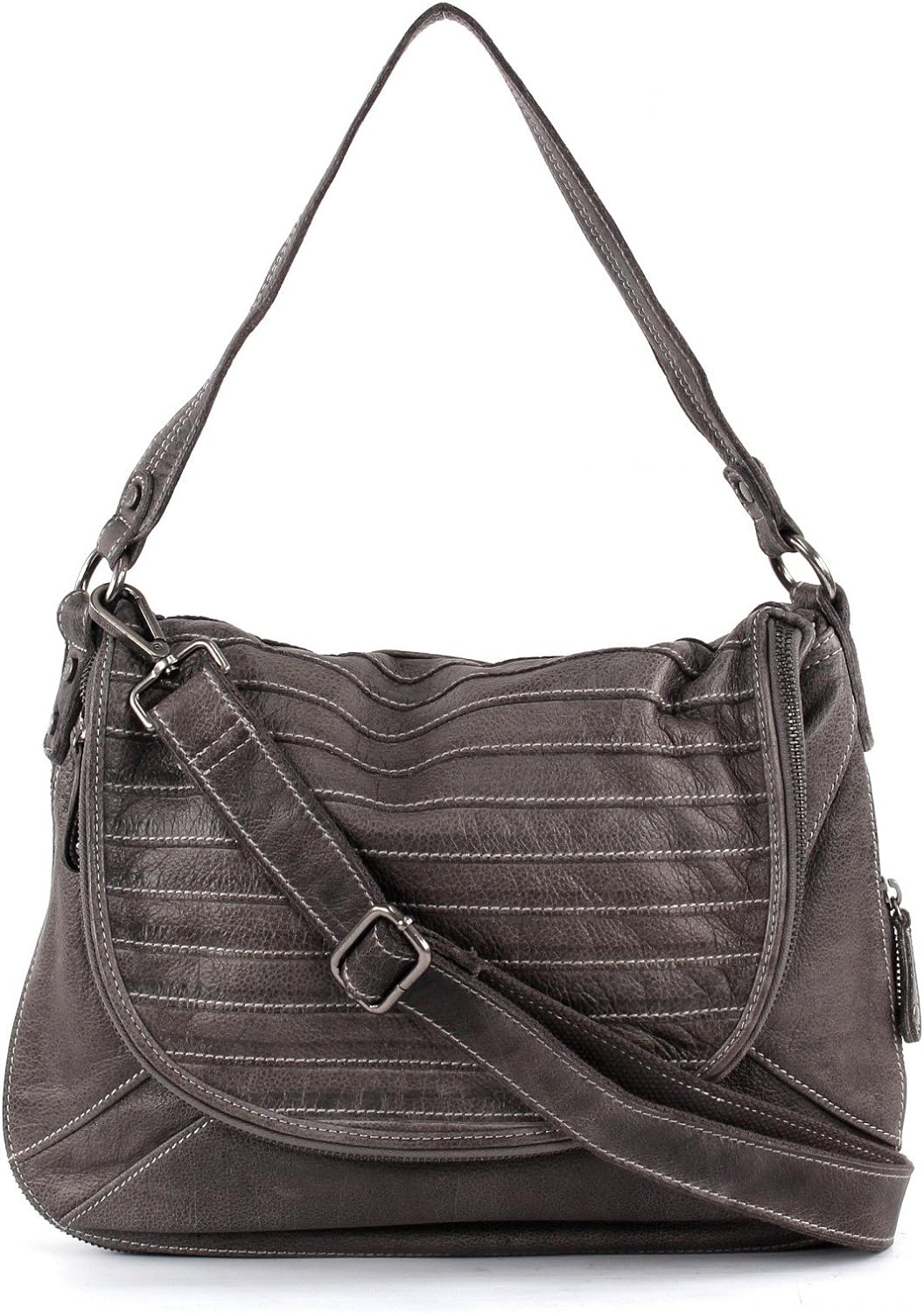 FREDsBRUDER Glueckskeks Handtasche, Grau