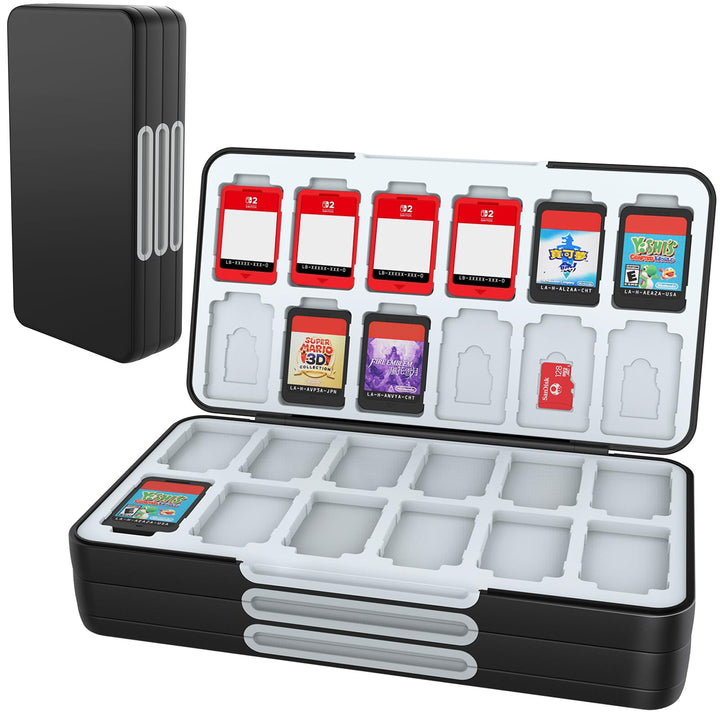 HEIYING Spiele Aufbewahrung Schutzhülle für Switch&Switch OLED Game Card, Tragbare Schutzhülle Switc