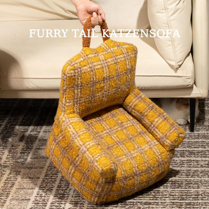 LANDCROOSSERS Haustiersofa, offenes Katzenbett, warmes Katzenbett, Hundehaus, Hundematratze, Katze u