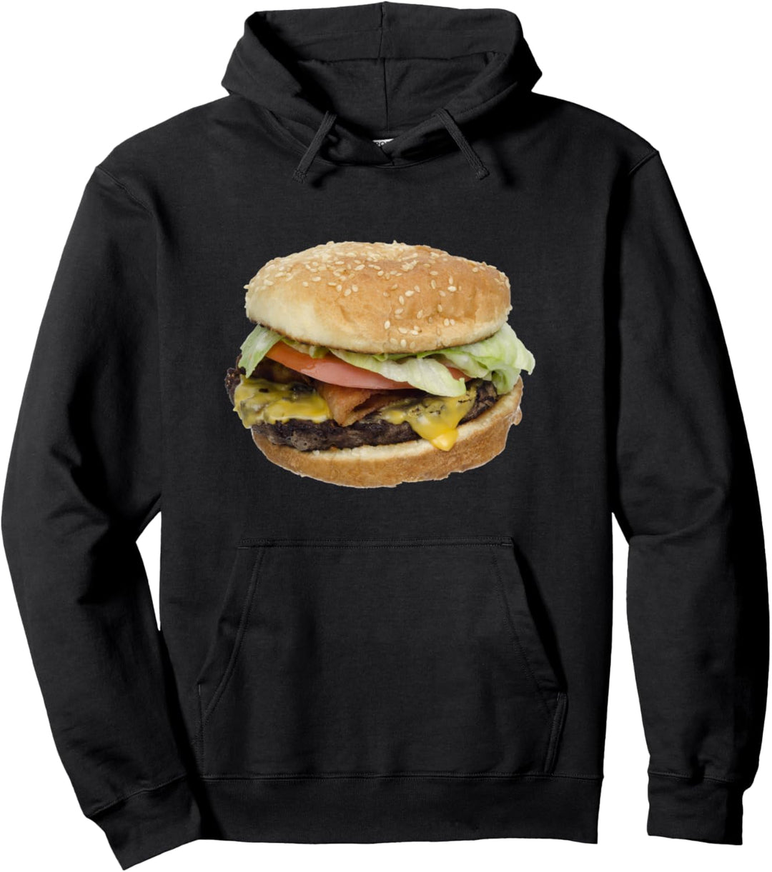 Bacon Cheeseburger Pullover Hoodie