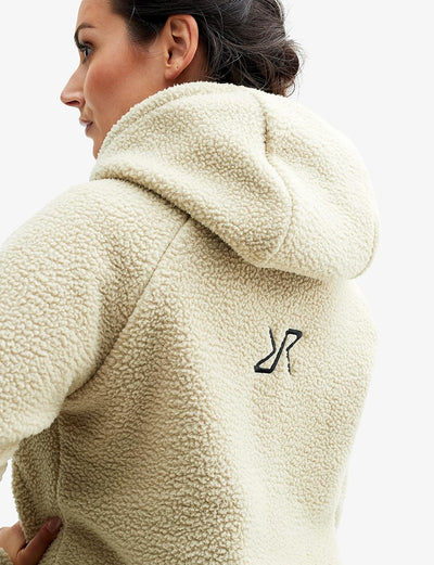 RevolutionRace Sherpa Hoodie für Damen, Outdoor Fleecejacken perfekt für Wanderungen und Outdoor-Abe
