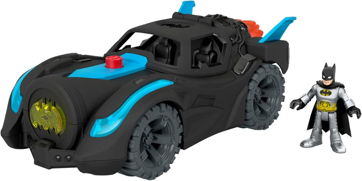 Fisher-Price Imaginext HGX96 - DC Super Friends Lights & Sounds Batmobile, Spielzeug ab 3 bis 8 Jahr