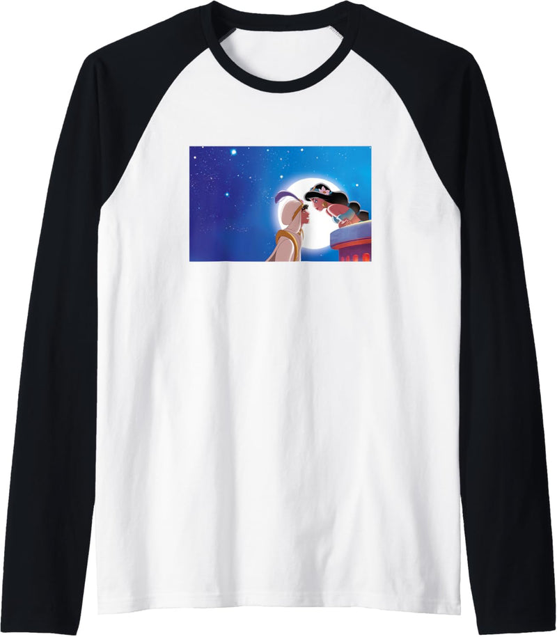 Disney Aladdin and Jasmine First Kiss Movie Still Raglan