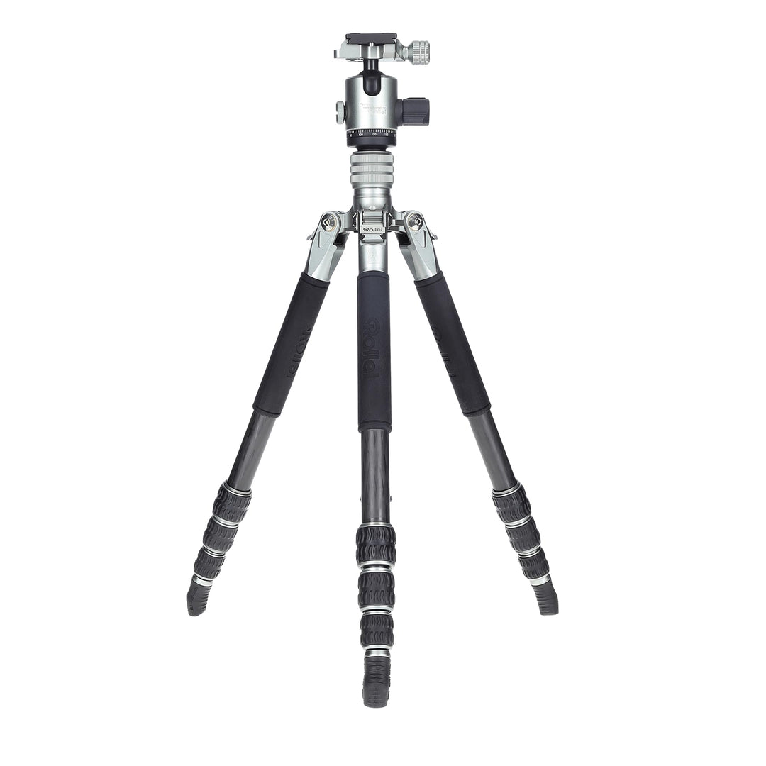 Rollei Lion Rock Traveler S, sehr hochwertiges Carbon Reise-Stativ mit 10 KG Tragkraft inkl. Stativk