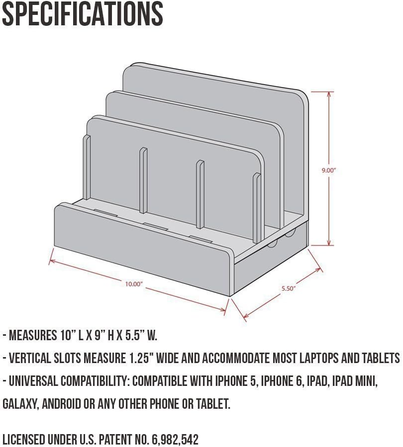 XPhonew Desktop Bambus Holz Ladestand Aufladung Docking Station/Cradle/Halter/Ladegerät Stand/Handy