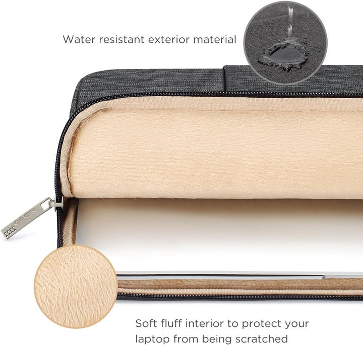 NIDOO 14-15,3 Zoll Wasserdicht Laptop Sleeve Case Notebook Hülle Schutzhülle Tasche Laptoptasche für