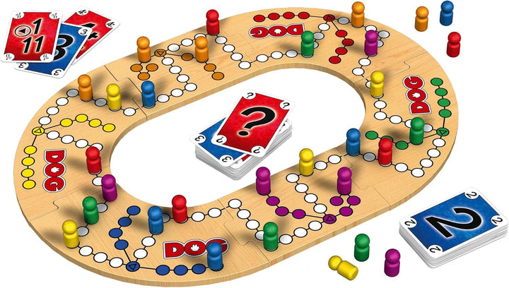 Schmidt Spiele 49274 Dog Deluxe & 40862 Mogel Motte, DREI Magier Kartenspiel