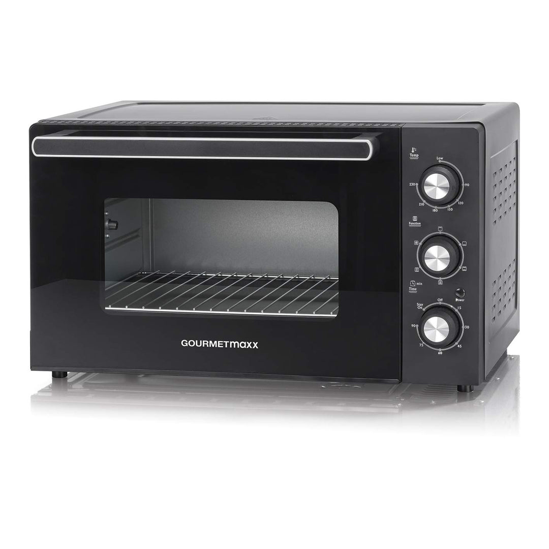 GOURMETmaxx Mini-Backofen mit Umluft | 42 Liter Fassungsvermögen, Ober- und Unterhitze mit Umluft un