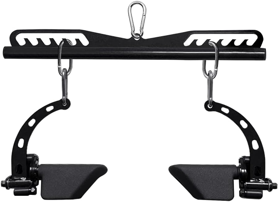 Rudergriff LAT Pull-Down-Aufsatz, Drehbar Fitnessturm Kabelzug Kabelzuggriff Fitness-Greifer für Gew