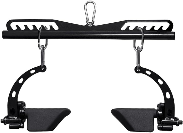 Rudergriff LAT Pull-Down-Aufsatz, Drehbar Fitnessturm Kabelzug Kabelzuggriff Fitness-Greifer für Gew