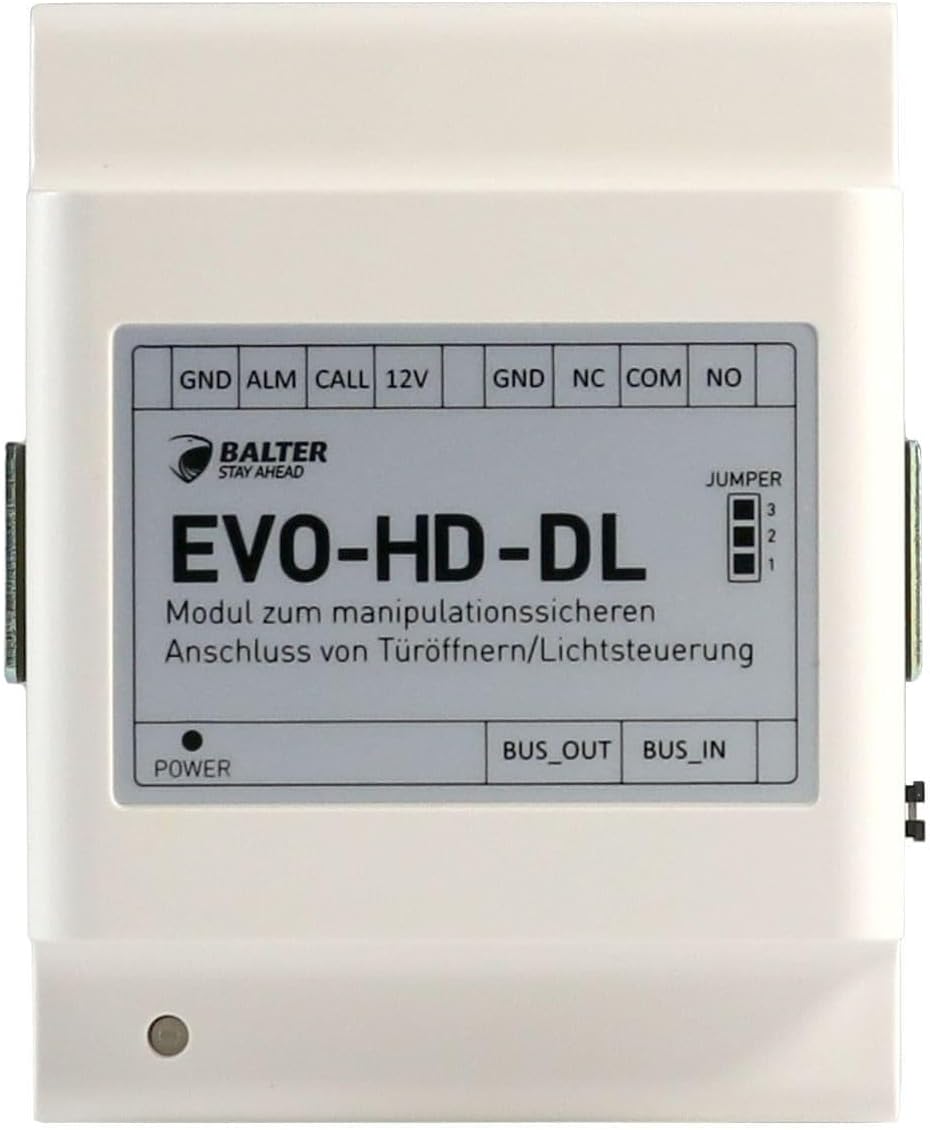 Nonic Balter EVO-HD-DL Manipulationssicheres Sicherheits-Modul für Türöffner, geeinget für Balter EV