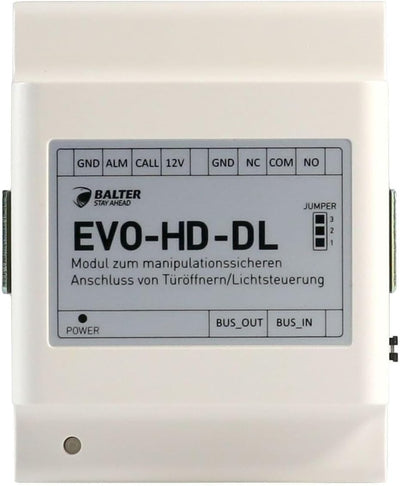 Nonic Balter EVO-HD-DL Manipulationssicheres Sicherheits-Modul für Türöffner, geeinget für Balter EV