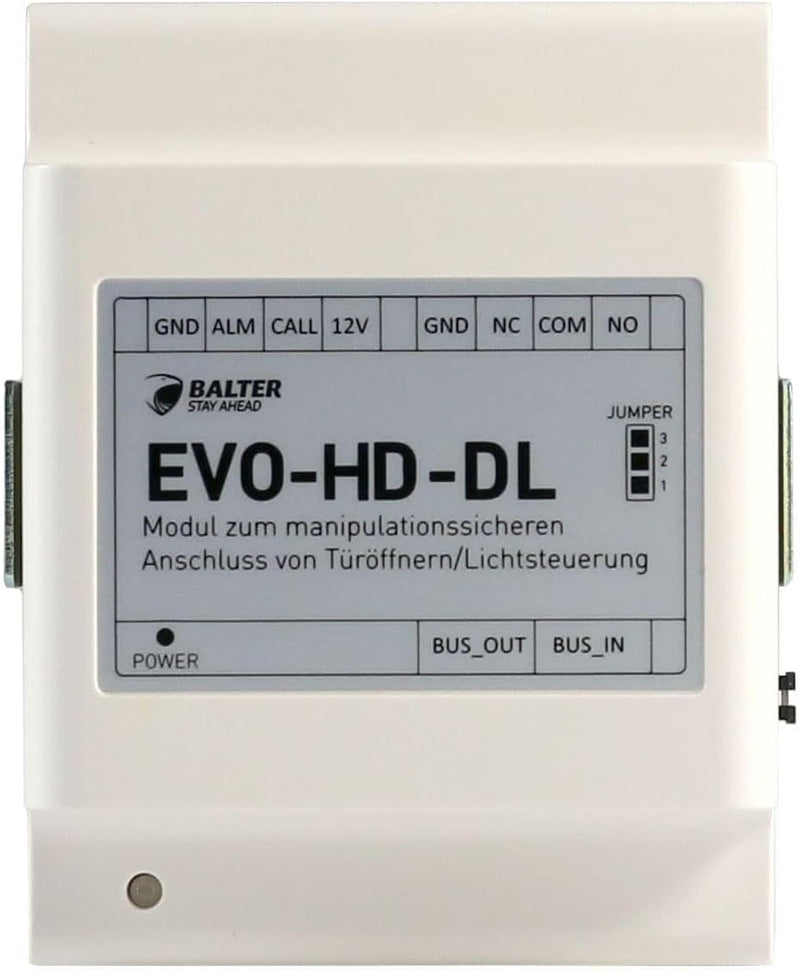 Nonic Balter EVO-HD-DL Manipulationssicheres Sicherheits-Modul für Türöffner, geeinget für Balter EV