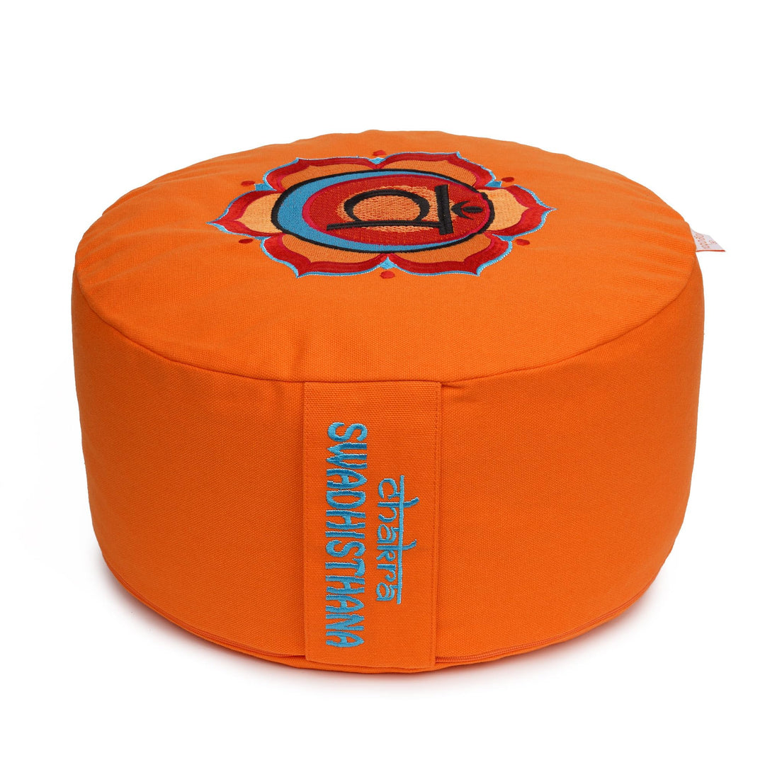 Yogabox Meditationskissen Glückssitz Chakra, 2.Chakra Sakral-Chakra (Swadhisthana) / orange Orange (