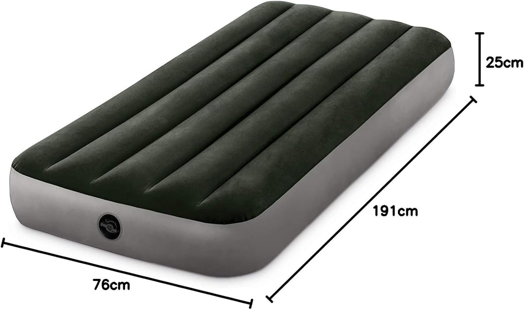 JR. Twin DURA-Beam Prestige Downy AIRBED Grün 76x191x25 cm, Grün 76x191x25 cm