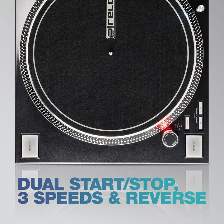 Reloop RP-7000 MK2 – Professioneller DJ Plattenspieler mit Upper Torque Quartz Direktantrieb, neuer