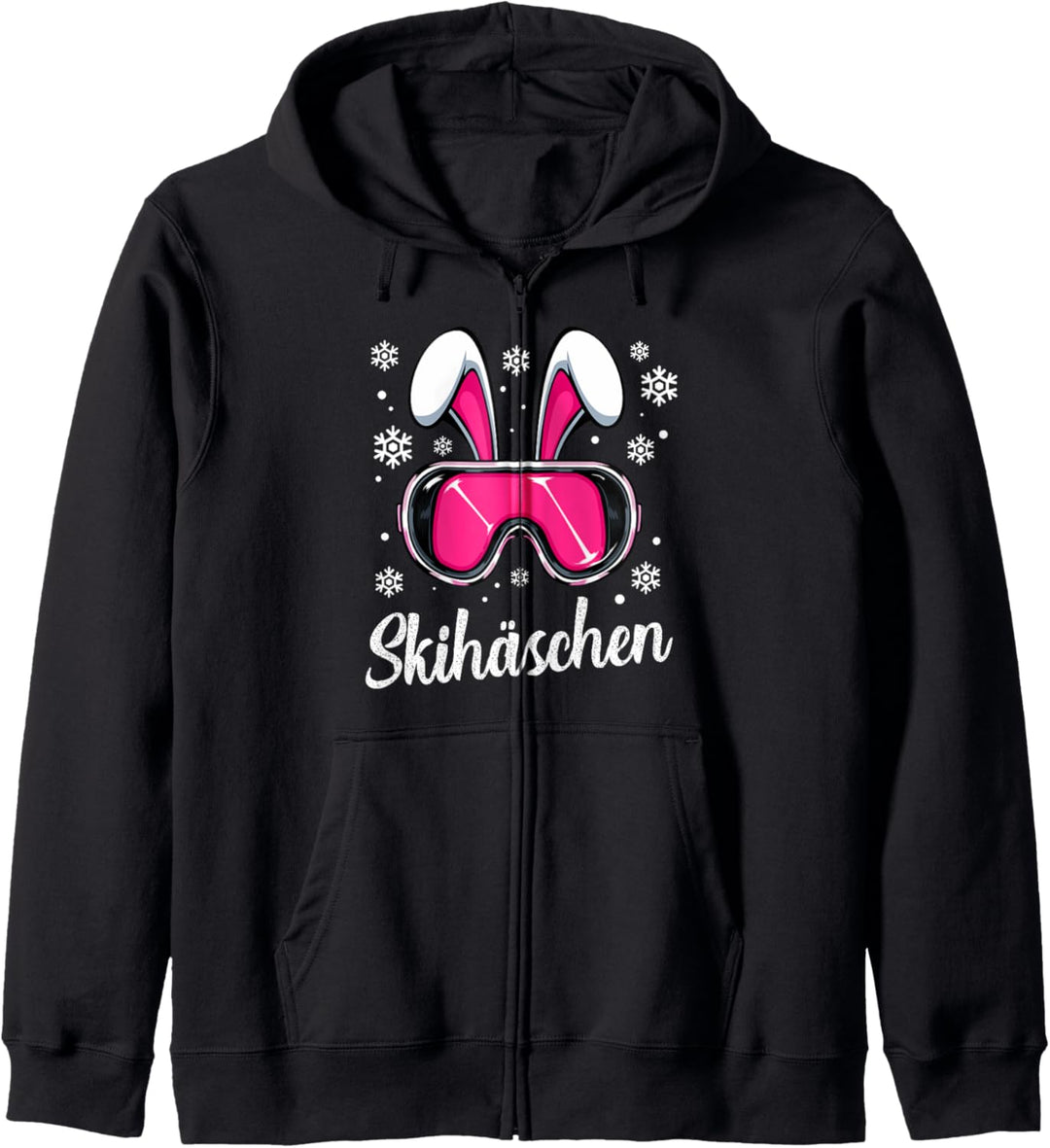 Skihäschen Skihaserl Skibrille Apres Ski Skifahren Skihasen Kapuzenjacke