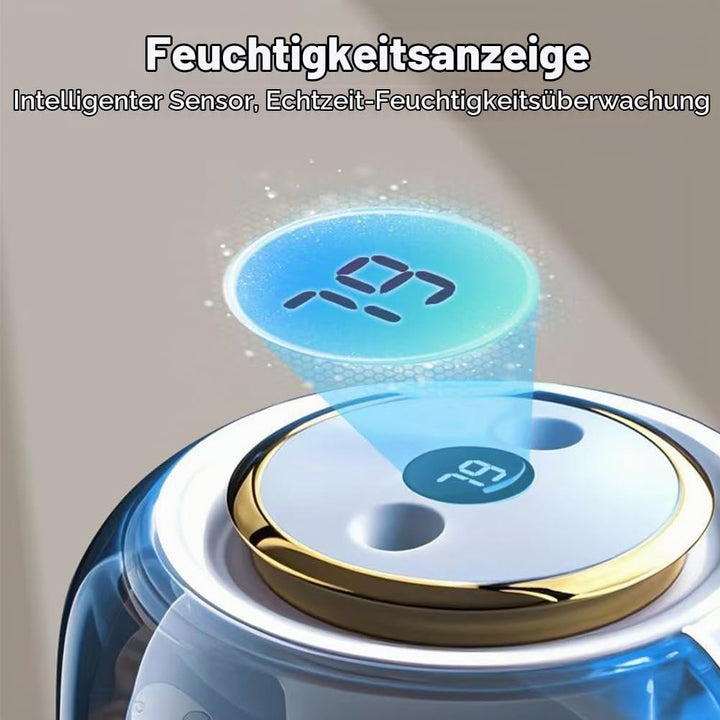 Luftbefeuchter Schlafzimmer Top-Fill Humidifier - 2L 360° Doppeldüse Raumbefeuchter mit 7 Farben Nac