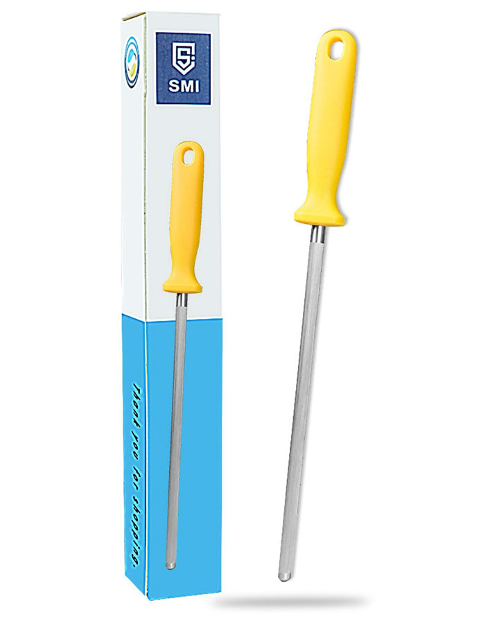 SMI Solingen Messerschärfer Wetzstahl für Messer - Messerschleifer, Schärfen, Wetzstab, Schleifstab