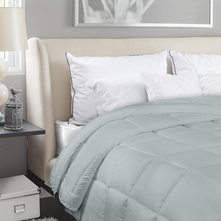 Utopia Bedding Bettdecke 220 x 240 cm, leichte Bettdecke mit Polyesterfüllung für 4 Jahreszeiten, Mi