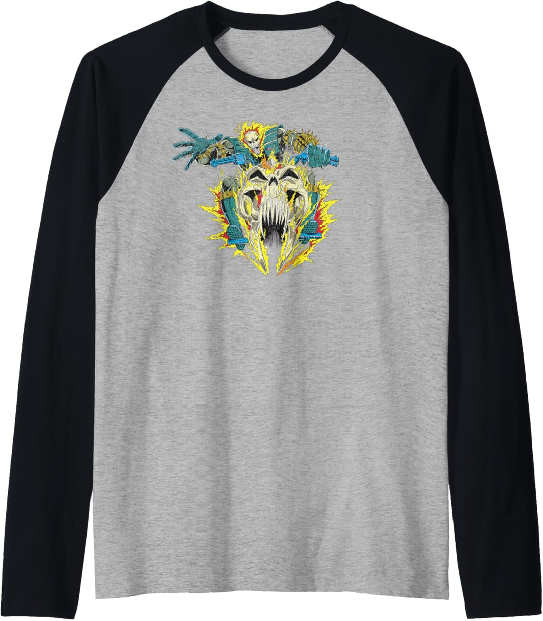Marvel Ghost Rider Action Shot Raglan