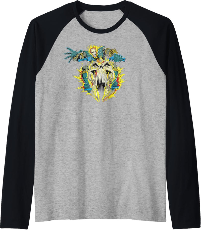 Marvel Ghost Rider Action Shot Raglan