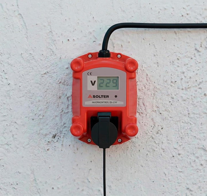SOLTER - Inverkontrol DI 230 Spannungsschutz zum Anschluss von INVERTER-Geräten an GENERATOREN
