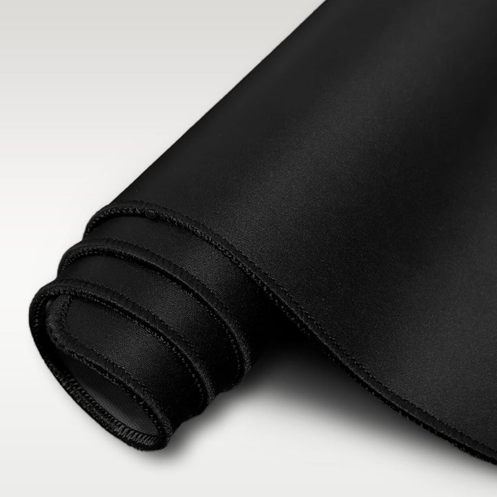 Niviy XXL Gaming Mauspad 900 x 400mm Schwarz XXL Mousepad mit Vernähte Kanten Tischunterlage Grosser