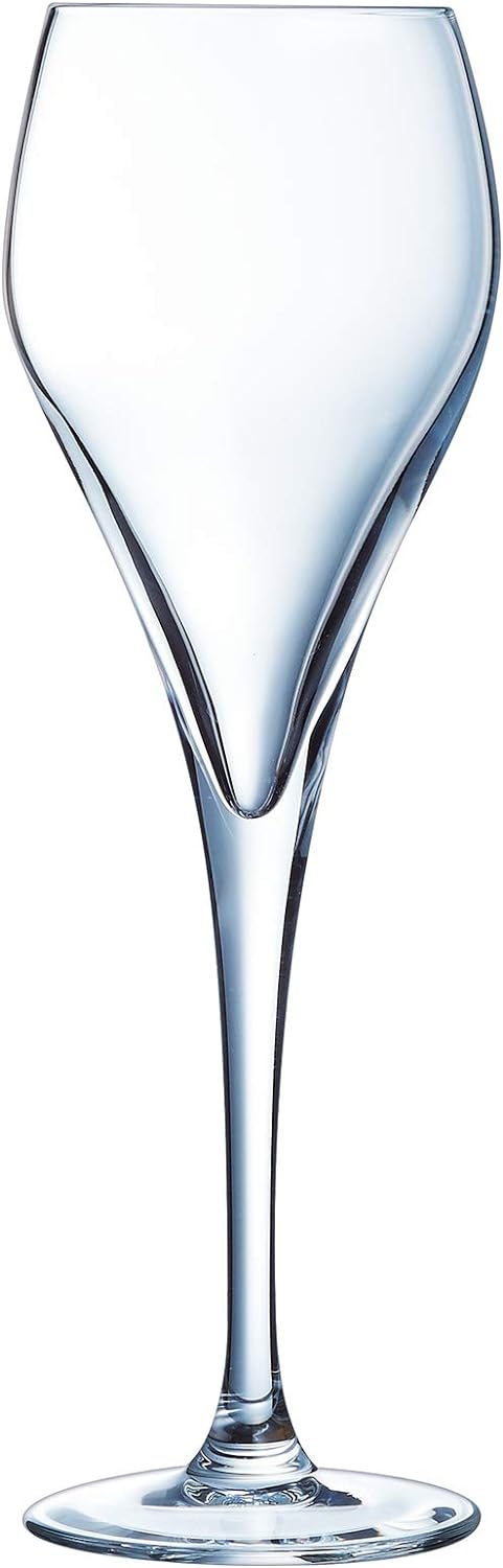 Arcoroc ARC J1478 Brio Sektglas, Sektkelch, 160ml, Glas, transparent, 6 Stück 160ml Ohne Füllstrich,
