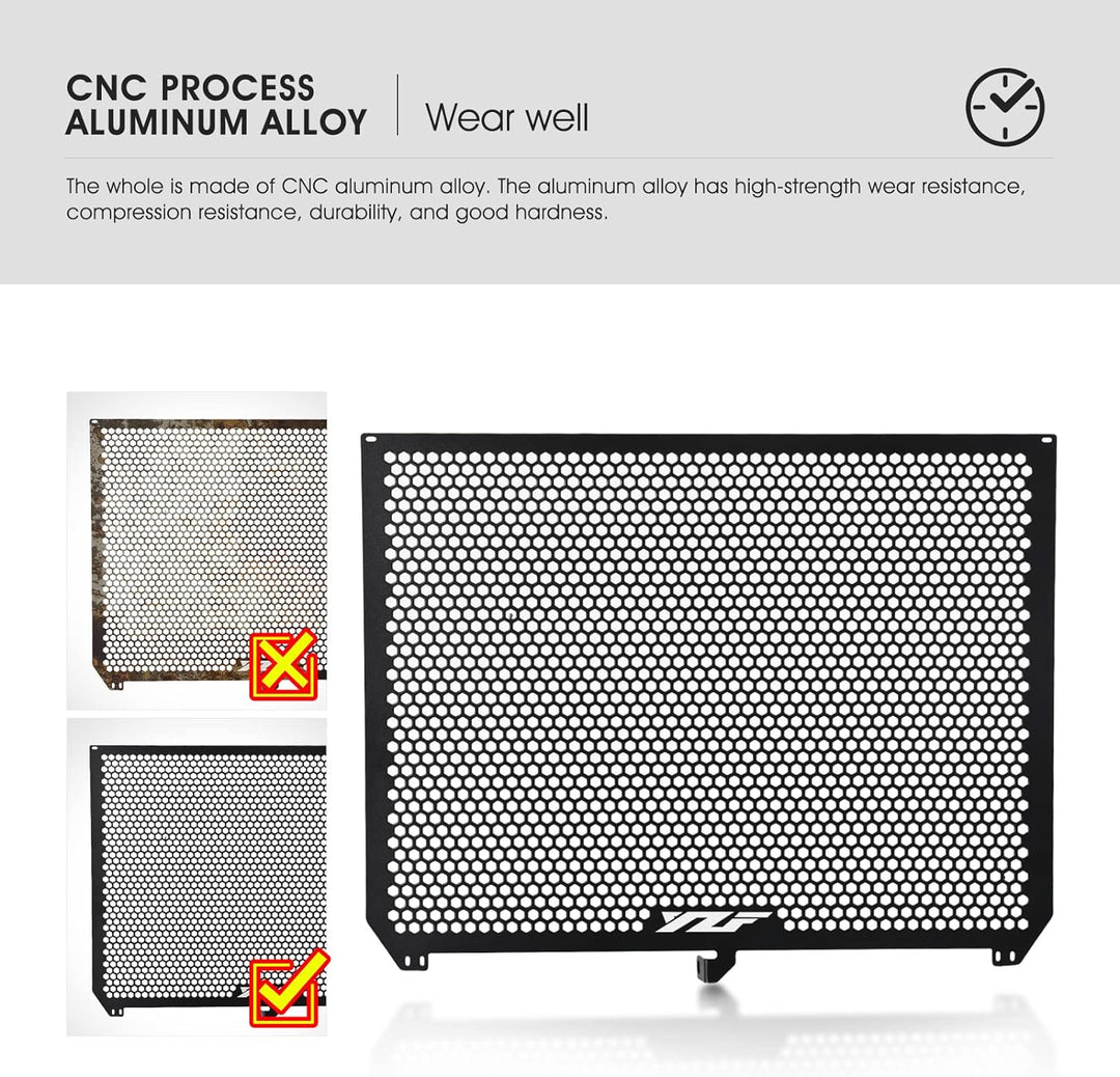 MOLONG Motorradzubehör Kühlerschutzgitter Schutzgitter für YZF R6 2017-2020