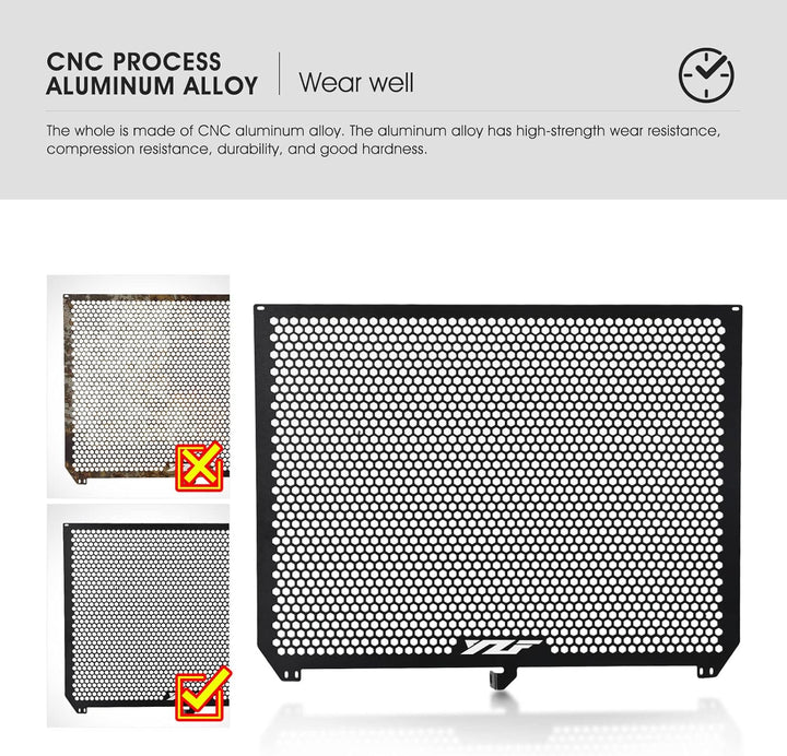 MOLONG Motorradzubehör Kühlerschutzgitter Schutzgitter für YZF R6 2017-2020