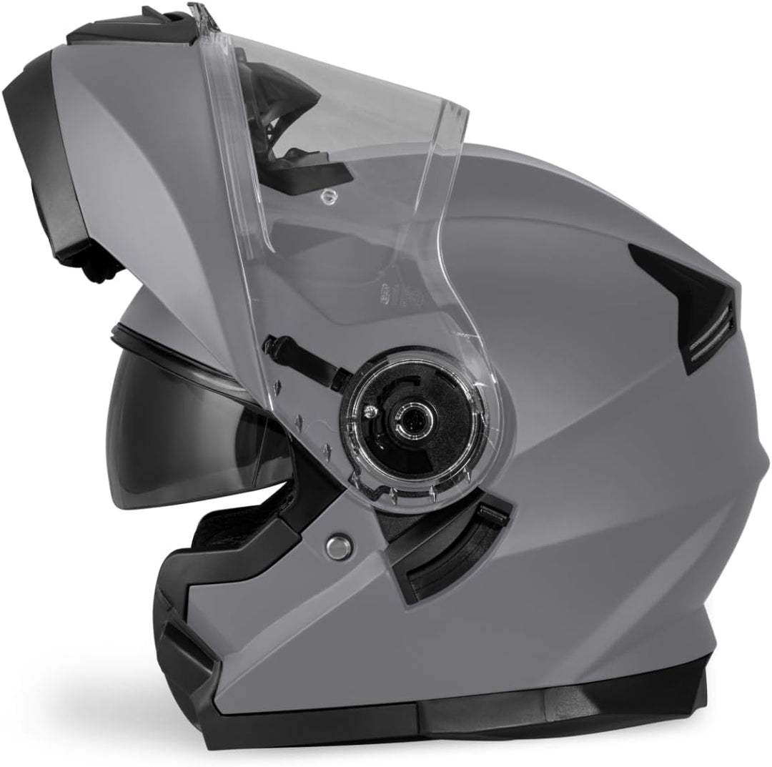 VINZ Santos Klapphelm mit Sonnenblende | ECE 22.06 & PINLOCK vorbereitet | Motorrad Helm Integralhel