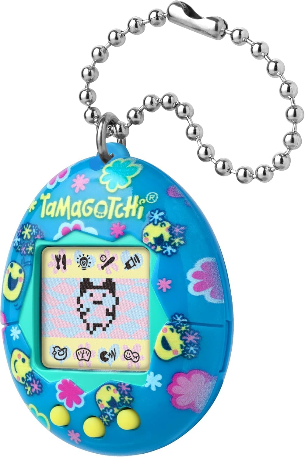 Bandai Tamagotchi Original Tama Smile Virtuelles Tier, Mehrfarbig, 42991, elektronisches Spielzeug a