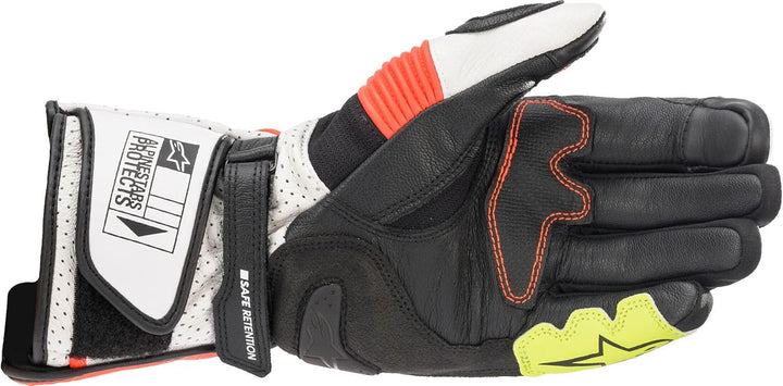 Alpinestars Handschuh Motorradhandschuhe M Schwarz/Weiss/Rot, M Schwarz/Weiss/Rot