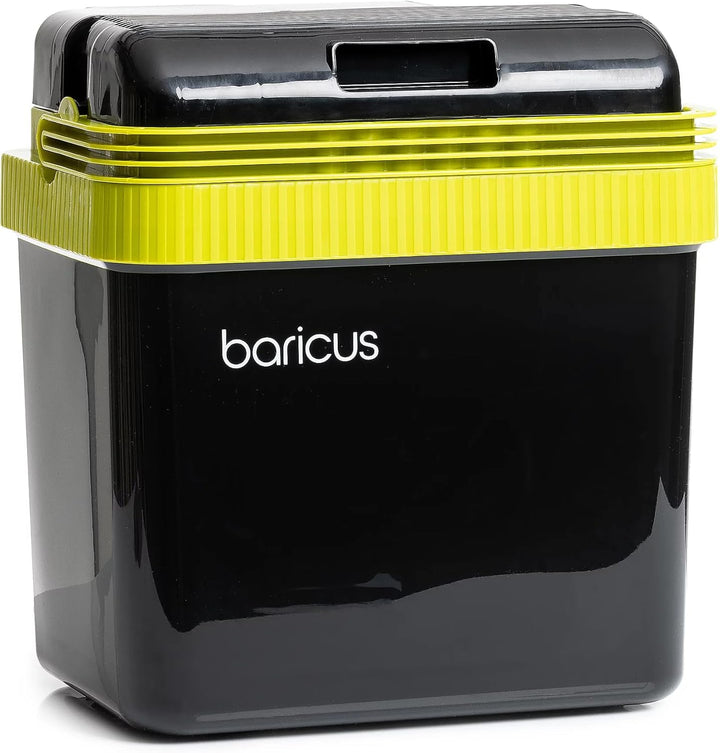 Baricus Akku-Kühl-/Wärmebox 24l – Dual Power 18V/12V – tragbare Thermoelektrische Box für Auto, Camp