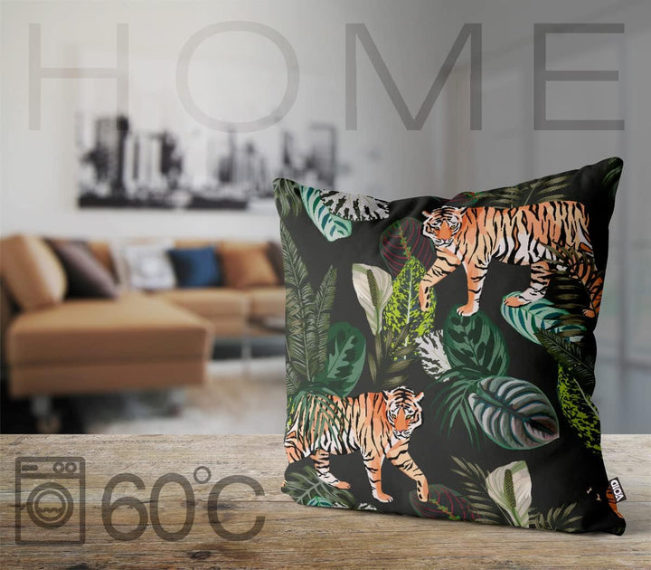 VOID Königstiger Dschungel Kissenbezug Kissenhülle Sofakissen Kissen Deko Outdoor-Kissen Dekokissen,