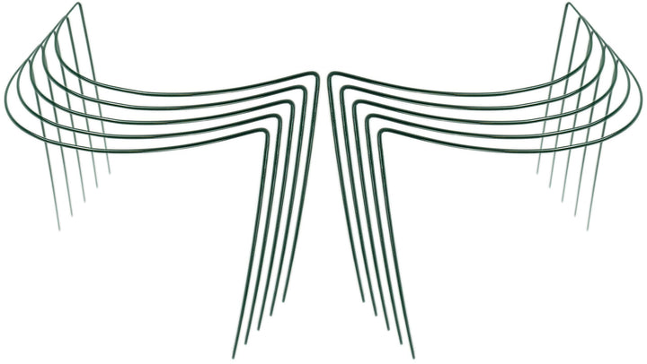 Novatool 10 Strauchstütze 100 cm hoch halbrund 40 cm grün Staudenhalter Blumenhalter Rankengewächs P