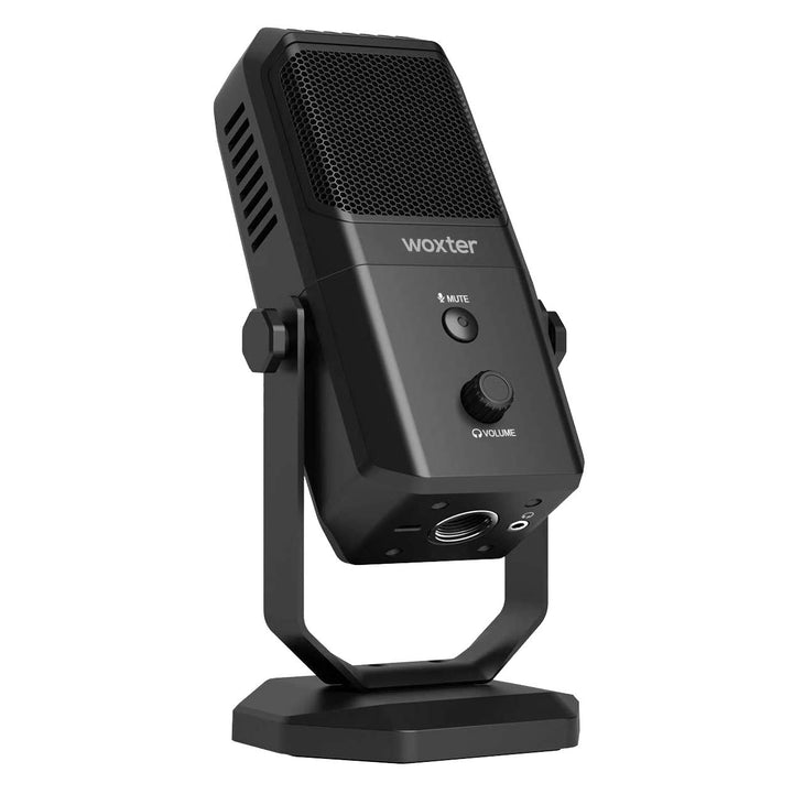Woxter Mic Studio 100 PRO - Professionelle Mikrofon Kondensation (Niere und omnidirektional), 3,5mm,