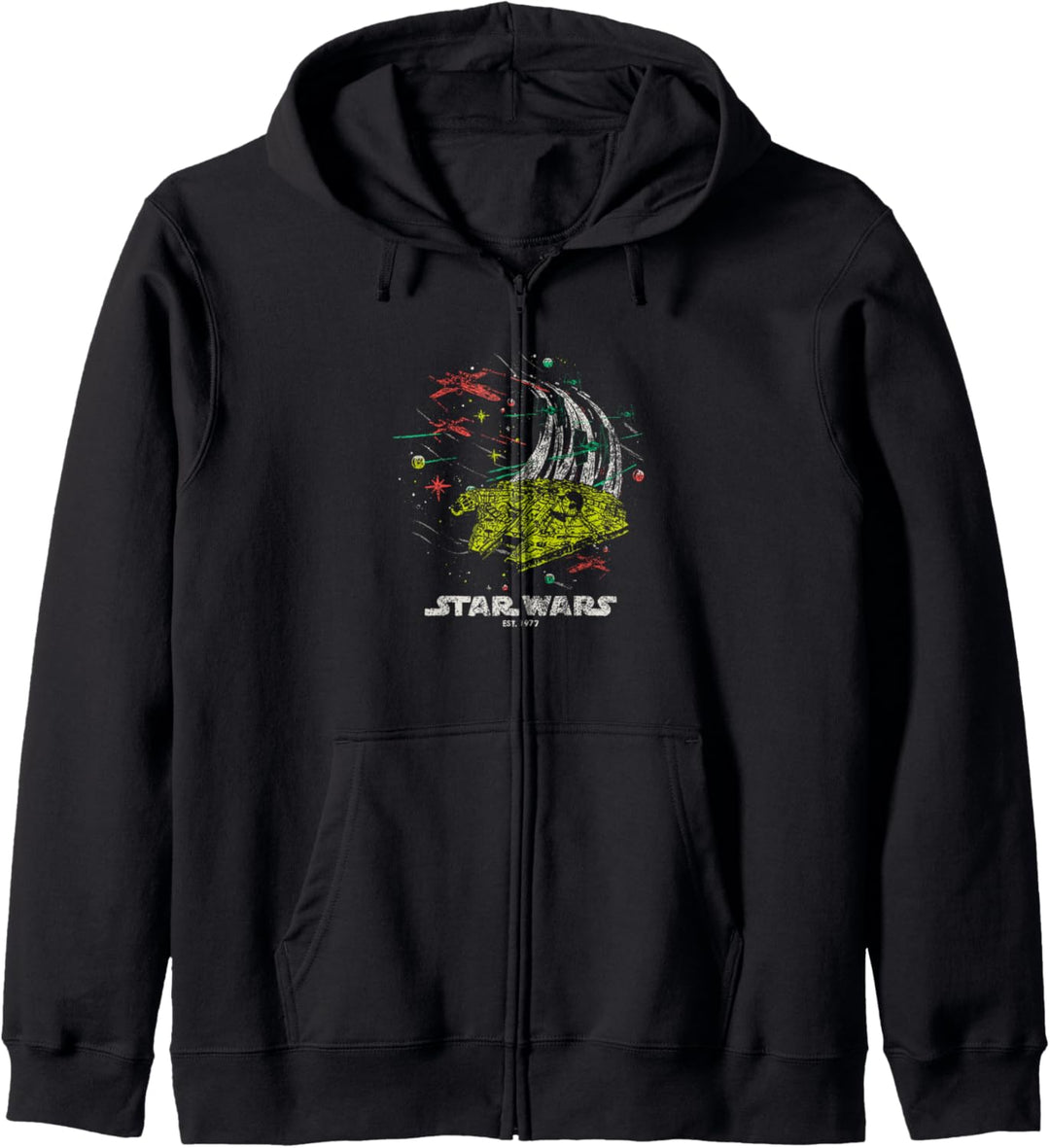 Star Wars Millennium Falcon Vintage Space Fight Kapuzenjacke