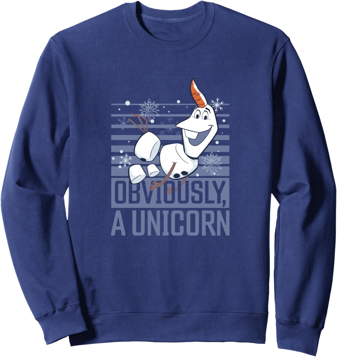 Disney Frozen 2 Olaf Obviously A Unicorn Sweatshirt
