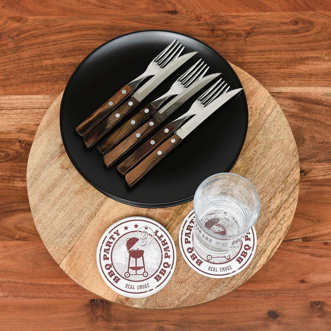 Bierdeckel aus Filzpappe/Karton Getränke-Untersetzer Ø 107mm rund oder 93x93mm eckig Party Feiern Ge