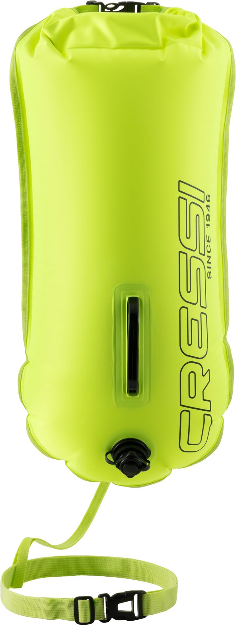 Cressi Glide Pro Swim Buoy, Schwimmboje 28l, für Triathlon und Schwimmen | Dry Bag für Wertsachen, a
