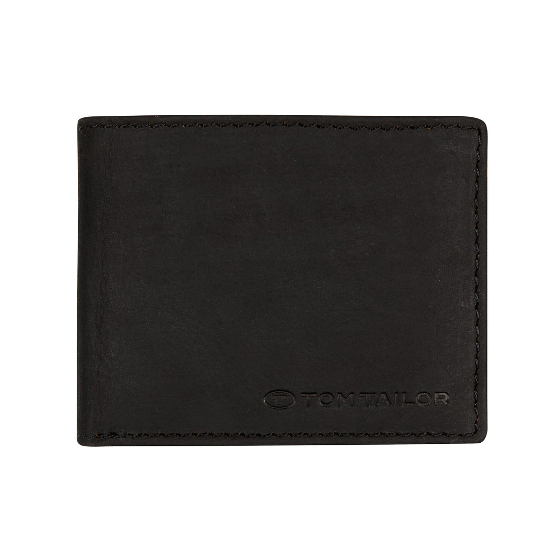 TOM TAILOR Herren Taschen & Geldbörsen Portemonnaie Ron, Schwarz