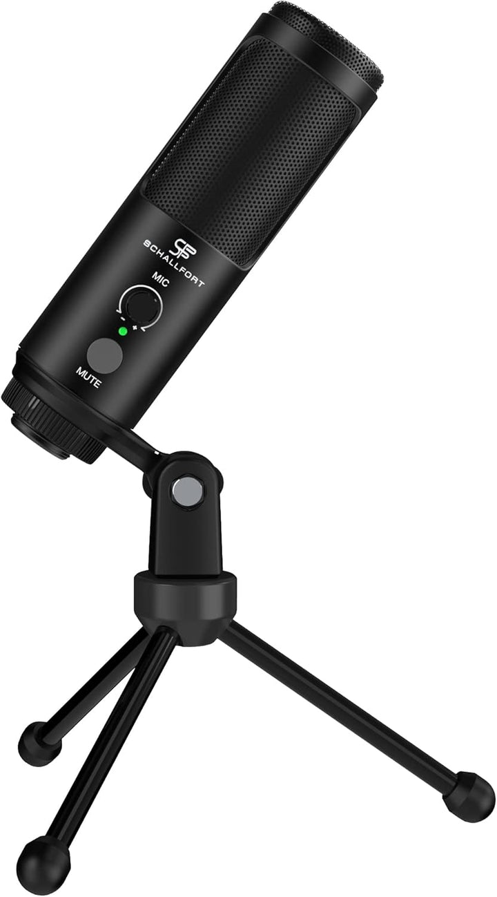 Mikrofon Vibe7-RGB (7-teilig), RGB-Beleuchtung, USB-C Plug & Play, AUX, Touch-Bedienung, Kondensator