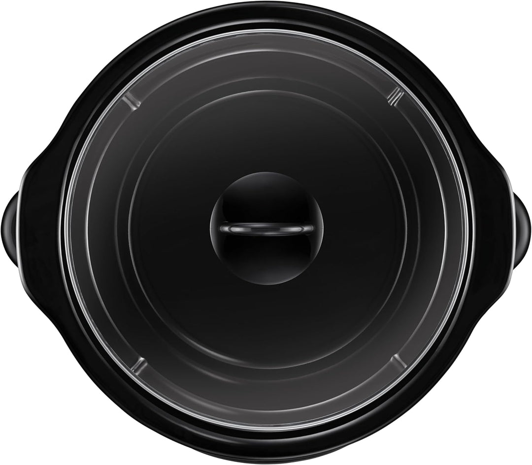 Crockpot Schongarer | 4,7 l (bis zu 5 Personen) | programmierbare Zeitschaltuhr | Schwarz