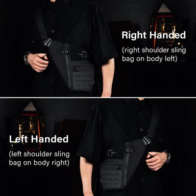 TACTICAL GEEK Cache L1 Umhängetasche Leichter Brustrucksack Umhängetasche Anti-Diebstahl Wasserdicht